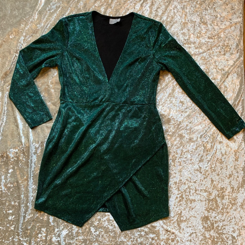 Emerald Sparkly Dress